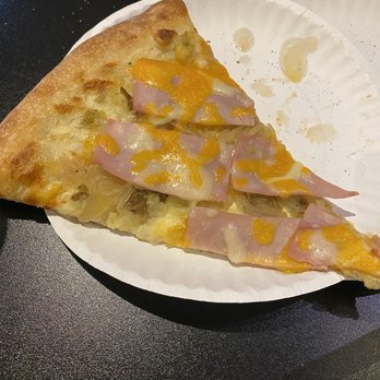 Big G's Pizza - Specialty slice with ham and potato - Pizza Near Me - Chicago, Illinois Big G's Pizza - Specialty slice with ham and potato - Pizza Near Me - Chicago, Illinois