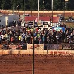 Cherokee Speedway - Drivers Meeting was at 7pm