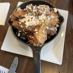 Greek wings! Yum!