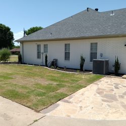 Sunshine Landscaping - Sod, flagstone, Flower bed and bushes