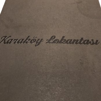 Karaköy Lokantası - Menu - Turkish Near Me - Istanbul, 34 Karaköy Lokantası - Menu - Turkish Near Me - Istanbul, 34