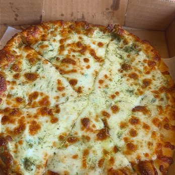 Paradise Pizza - $5 mini cheese pizza (8") with pesto sauce base. - Pizza Near Me - Carlsbad, California