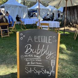 Los Gatos Art and Wine Festival - Wine garden