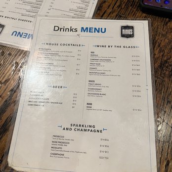 Nino's 46 - Menu June 2025 - Italian Near Me - New York, New York Nino's 46 - Menu June 2025 - Italian Near Me - New York, New York