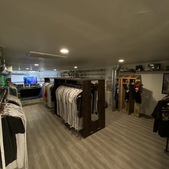 Brick - Clothing selection upstairs - Men's Clothing Near Me - Downey, California