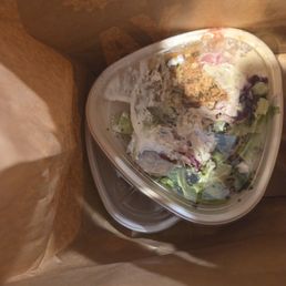 All that was in the bag I received (the two bowls) no pita bread, missing 2 Spinach Fatayers and missing my cauliflower side.