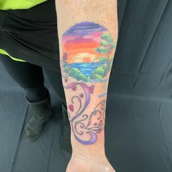 Needle Therapy Tattoo And Body Piercing - This is a combination of my first tattoo and the bottom part is the one I had touched up.