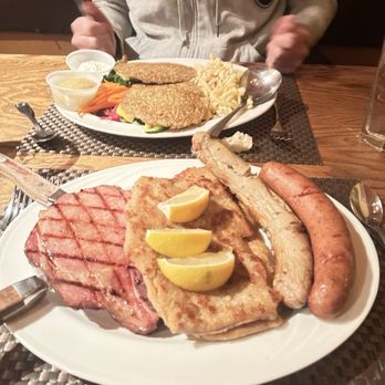Austria Hof Restaurant - German platter - German Near Me - Mammoth Lakes, California Austria Hof Restaurant - German platter - German Near Me - Mammoth Lakes, California
