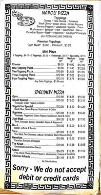 Menu photo 4 Napoli Pizza & Restaurant Burlington, IA Menu photo 4 Napoli Pizza & Restaurant Burlington, IA