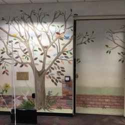 Litchfield Park Library - Library leaves for Literacy at the entrance.