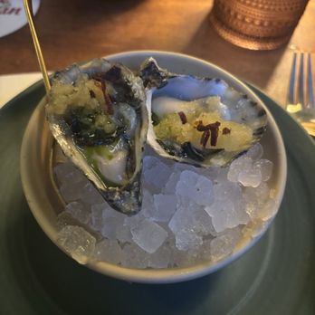 Langbaan - A special for the night-some kind of oyster. Absolutely delicious - Thai Near Me - Portland, Oregon Langbaan - A special for the night-some kind of oyster. Absolutely delicious - Thai Near Me - Portland, Oregon