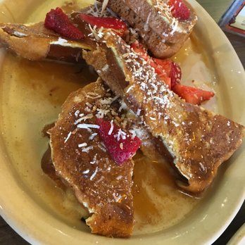 Snooze, an A.M. Eatery - OMG gluten free French toast from the Austin, TX location. - Breakfast & Brunch Near Me - Phoenix, Arizona Snooze, an A.M. Eatery - OMG gluten free French toast from the Austin, TX location. - Breakfast & Brunch Near Me - Phoenix, Arizona
