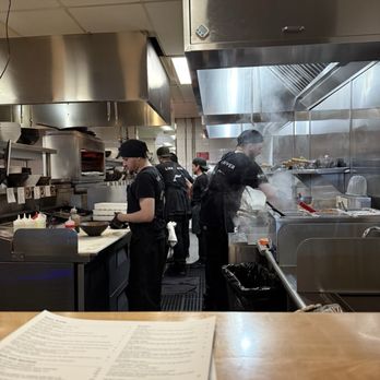Whisky & Ramen - View from the ramen bar - Ramen Near Me - Anchorage, Alaska Whisky & Ramen - View from the ramen bar - Ramen Near Me - Anchorage, Alaska