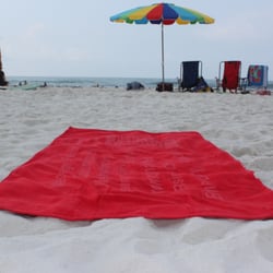 Perfect Imprints Creative Marketing - Premium custom printed beach towel from Perfect Imprints.