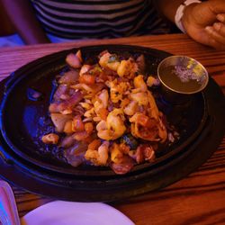 El Tiempo Cantina - Red fish shrimp and crab meat entree