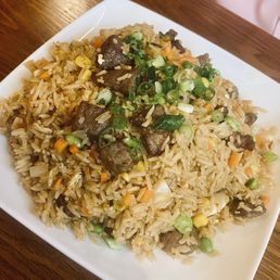 Steak fried rice Steak fried rice