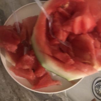 Key Food - Watermelon 35$ 18lbs sours and spoiled was hard like a rock inside had to throw it out Lenny Italian shit - Grocery Near Me - Brooklyn, New York