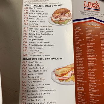Lee's Sandwiches - Menu - Vietnamese Near Me - Bellflower, California