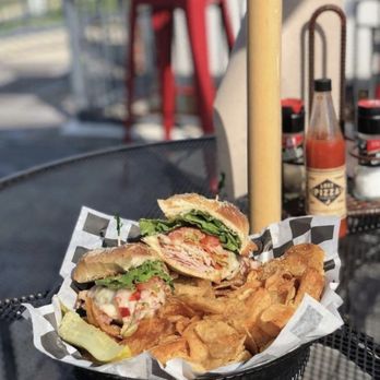Lost Pizza Co. - Mobile Midtown - Mr G sandwich with house made chips - Chicken Wings Near Me - Mobile, Alabama