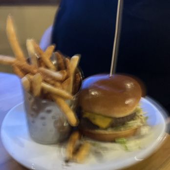 Open Range Grill and Tavern - Bison Burger (blurry pic, sorry) - American Near Me - Sedona, Arizona Open Range Grill and Tavern - Bison Burger (blurry pic, sorry) - American Near Me - Sedona, Arizona