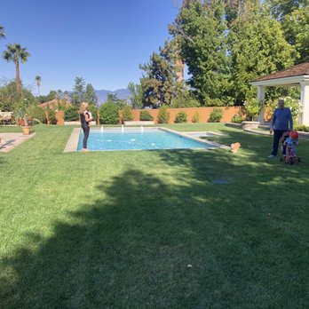 Greenscape - We have grass very close to the pool - they do a great job keeping the edges neat. - Landscaping Near Me