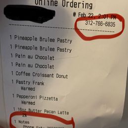 Uber Eats # clearly was there even on receipt for them to call to reach me about the issue Uber Eats # clearly was there even on receipt for them to call to reach me about the issue