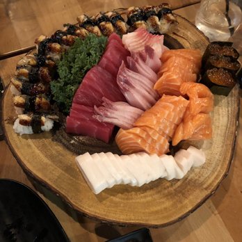 Akino - Assorted sashimi and eel nigiri - Sushi Bars Near Me - Elmhurst, New York Akino - Assorted sashimi and eel nigiri - Sushi Bars Near Me - Elmhurst, New York