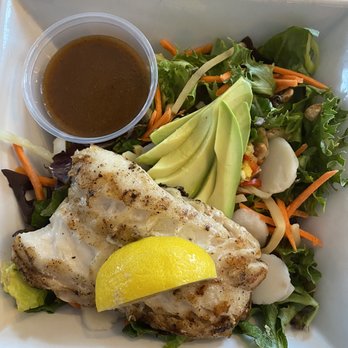 GAS- Full Service Restaurant - Tile fish grilled on tiki salad - American Near Me - St. Augustine, Florida