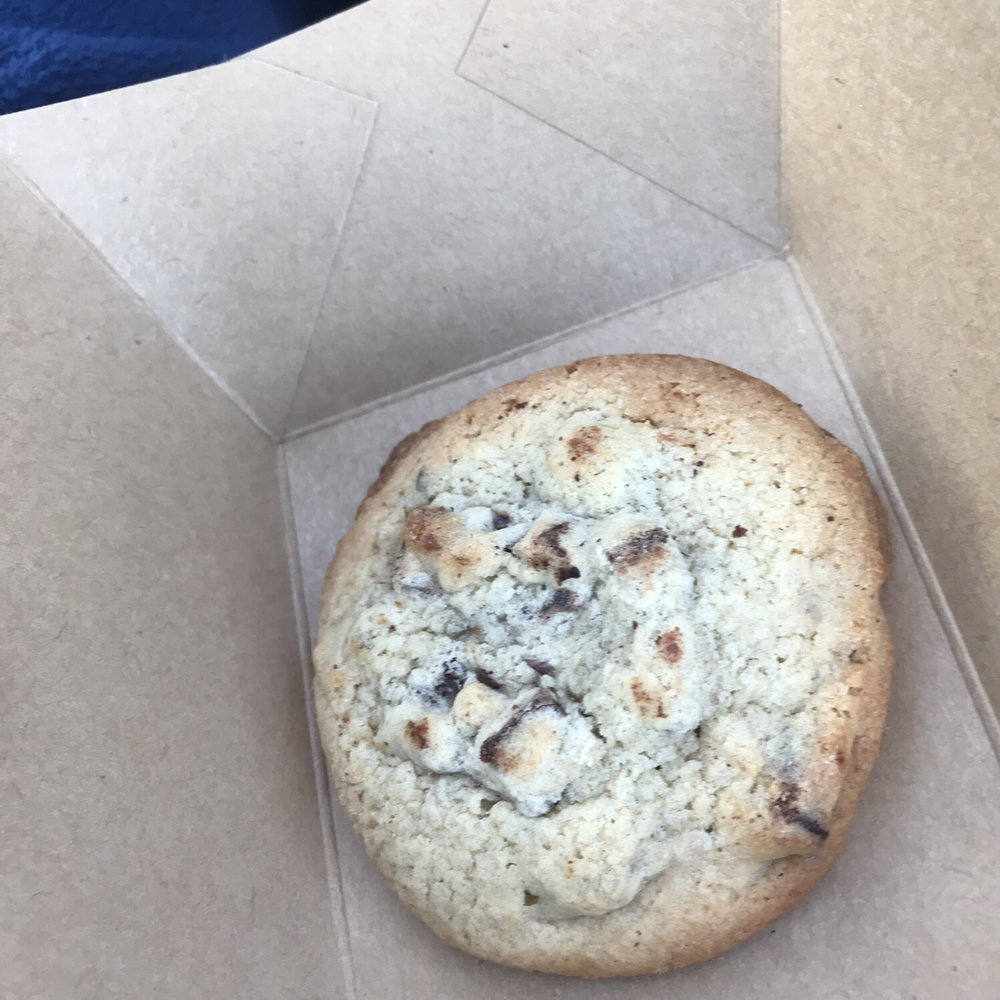 Churros con Chocolate - February 2019 you can also get chocolate chip cookies here at the Chocolate con Churro Booth - Desserts Near Me - Carlsbad, California