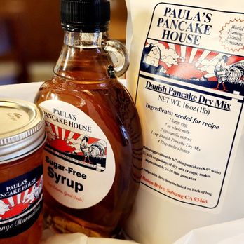 Paula's Pancake House - Goodies for to go. The maple sugar-free syrup tasted better than the regulars I had tried. - Breakfast & Brunch Near Me - Solvang, California