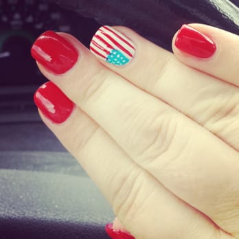 Pink Nails - Nails for memorial day done by Annie! - Nail Salons Near Me - Loveland, Ohio Pink Nails - Nails for memorial day done by Annie! - Nail Salons Near Me - Loveland, Ohio