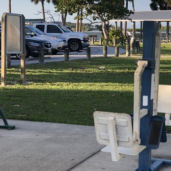 Sandsprit Park - Outdoor fitness equipment back open. - Parks Near Me - Stuart, Florida