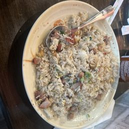 Roast pork fried rice Roast pork fried rice