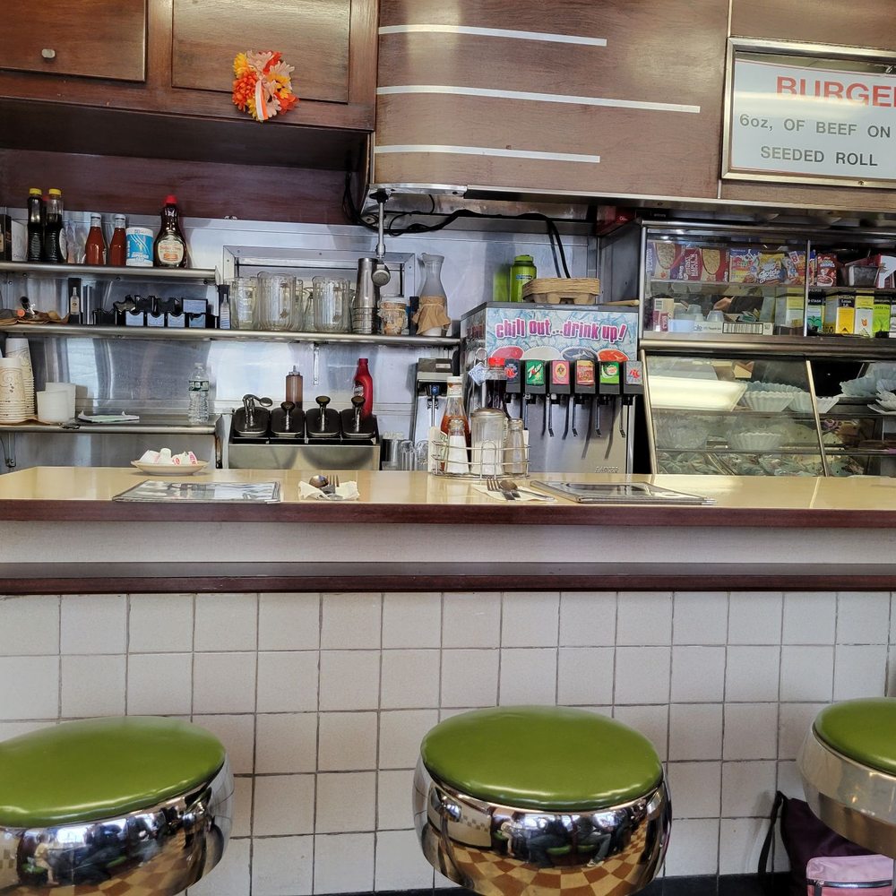 Modern Diner - a counter with three green stools - Diners Near Me - Pawtucket, Rhode Island Modern Diner - a counter with three green stools - Diners Near Me - Pawtucket, Rhode Island