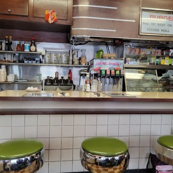 Modern Diner - a counter with three green stools - Diners Near Me - Pawtucket, Rhode Island Modern Diner - a counter with three green stools - Diners Near Me - Pawtucket, Rhode Island
