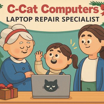 C-Cat Computers - Visit our shop Monday through Friday 10am to 5pm at 38328 30th Street east Palmdale or Call-Text 661.718.6262 - IT Services & Computer Repair Near Me - Palmdale, California