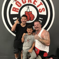 Rockets Boxing Academy - The Waters family after a tough but fun workout.