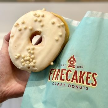 Firecakes Donuts - Tahitian Vanilla Iced - Bakeries Near Me - Chicago, Illinois Firecakes Donuts - Tahitian Vanilla Iced - Bakeries Near Me - Chicago, Illinois