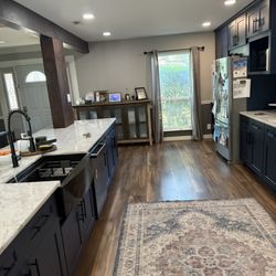 Signature Styles by Brit - Blue kitchen