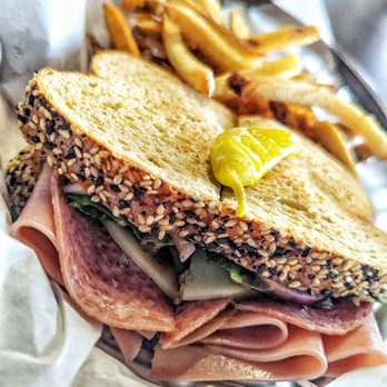 Brewburgers - Italian Sandwich with French Fries - American Near Me - Kenneth City, Florida Brewburgers - Italian Sandwich with French Fries - American Near Me - Kenneth City, Florida