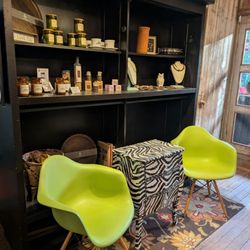 The Owl Wine Bar & Home Goods - 70s chairs are precious. And for sale