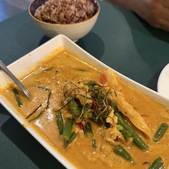 Enjoy Thai Cafe - Penang curry w/brown rice. Hubby enjoyed his. - Thai Near Me - Henderson, Nevada Enjoy Thai Cafe - Penang curry w/brown rice. Hubby enjoyed his. - Thai Near Me - Henderson, Nevada