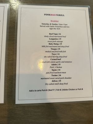 Menu photo 1 Pink Salt Grill Santa Clarita, CA Menu photo 1 Pink Salt Grill Santa Clarita, CA