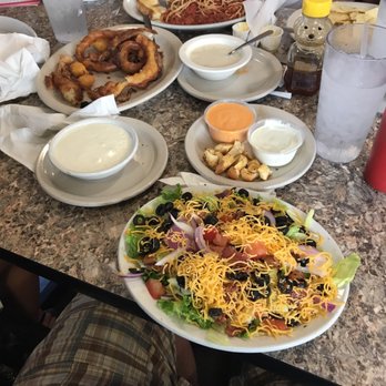 Buttered Bunns Cafe - a table full of food - American Near Me - Miami, Oklahoma