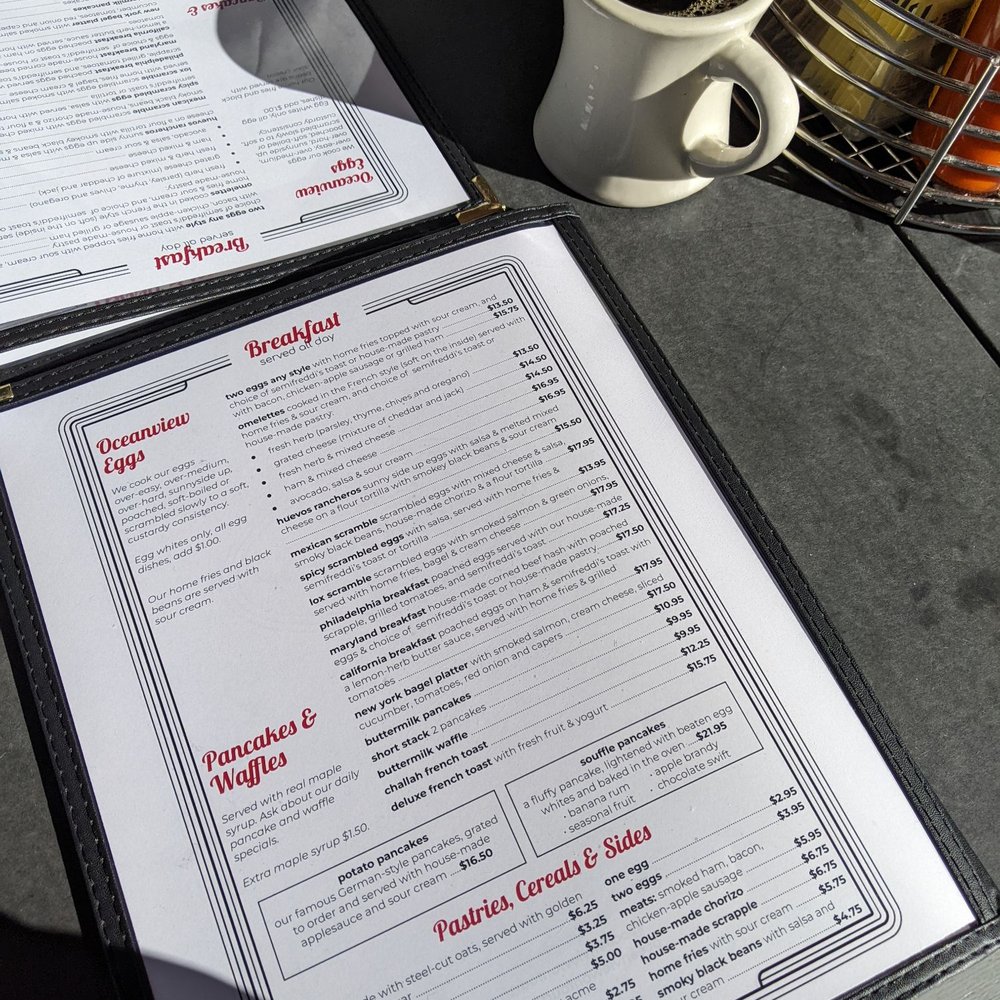 Oceanview Diner - Menu is still the same as before (prices might be a little higher? But where's that not true these days...) - Sandwiches Near Me - Berkeley, California Oceanview Diner - Menu is still the same as before (prices might be a little higher? But where's that not true these days...) - Sandwiches Near Me - Berkeley, California
