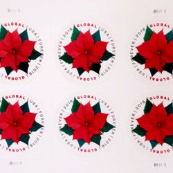 US Post Office - 2018 Global Forever stamps. ($1.15 each, 10 per sheet).