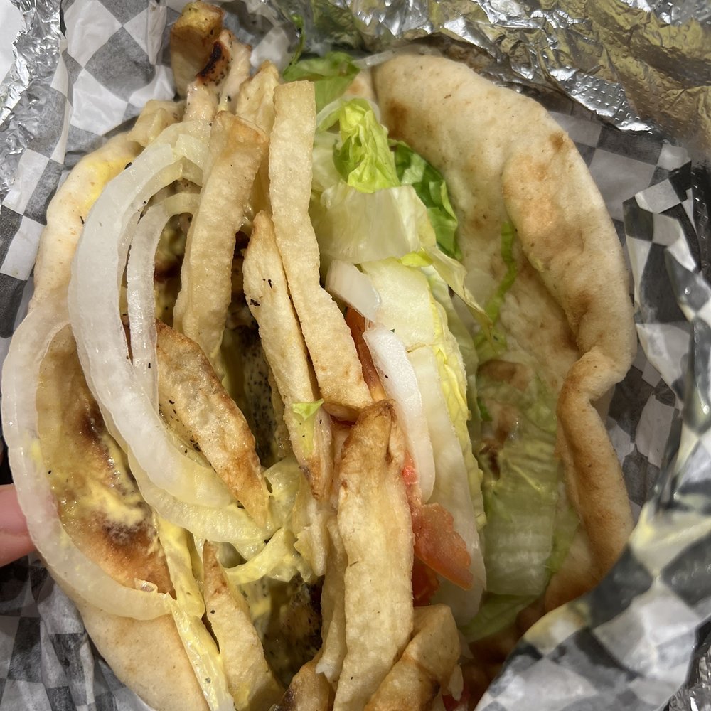 El Greco Grill - Chicken Souvlaki Pita Wrap - Greek Near Me - Campbell, California El Greco Grill - Chicken Souvlaki Pita Wrap - Greek Near Me - Campbell, California