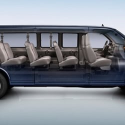 Van Country Rentals - 15 Passenger Interior