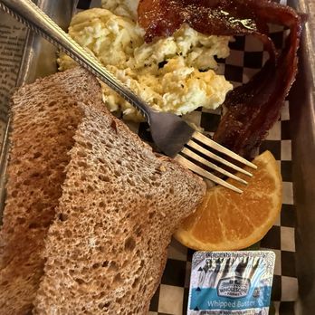 The Pour - Breakfast Plate - the bacon is so good!! - Cafes Near Me - Panama City Beach, Florida The Pour - Breakfast Plate - the bacon is so good!! - Cafes Near Me - Panama City Beach, Florida