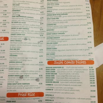 Dozika - Menu 2 - Japanese Near Me - Evanston, Illinois